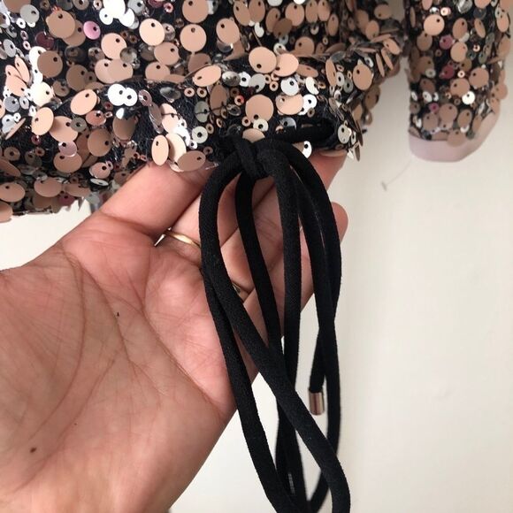 Diane Von Furstenberg Kavita Sequin Top NWOT - Picture 4 of 9